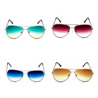 Mode Sonnenbrillen, Metallisches Legieren, mit Acryl, Bruchbeweis & unisex, keine, 140x135x51mm, verkauft von PC[