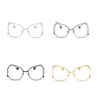 alliage métallique Montures de lunettes, Placage, preuve de rupture & unisexe, plus de couleurs à choisir Vendu par PC