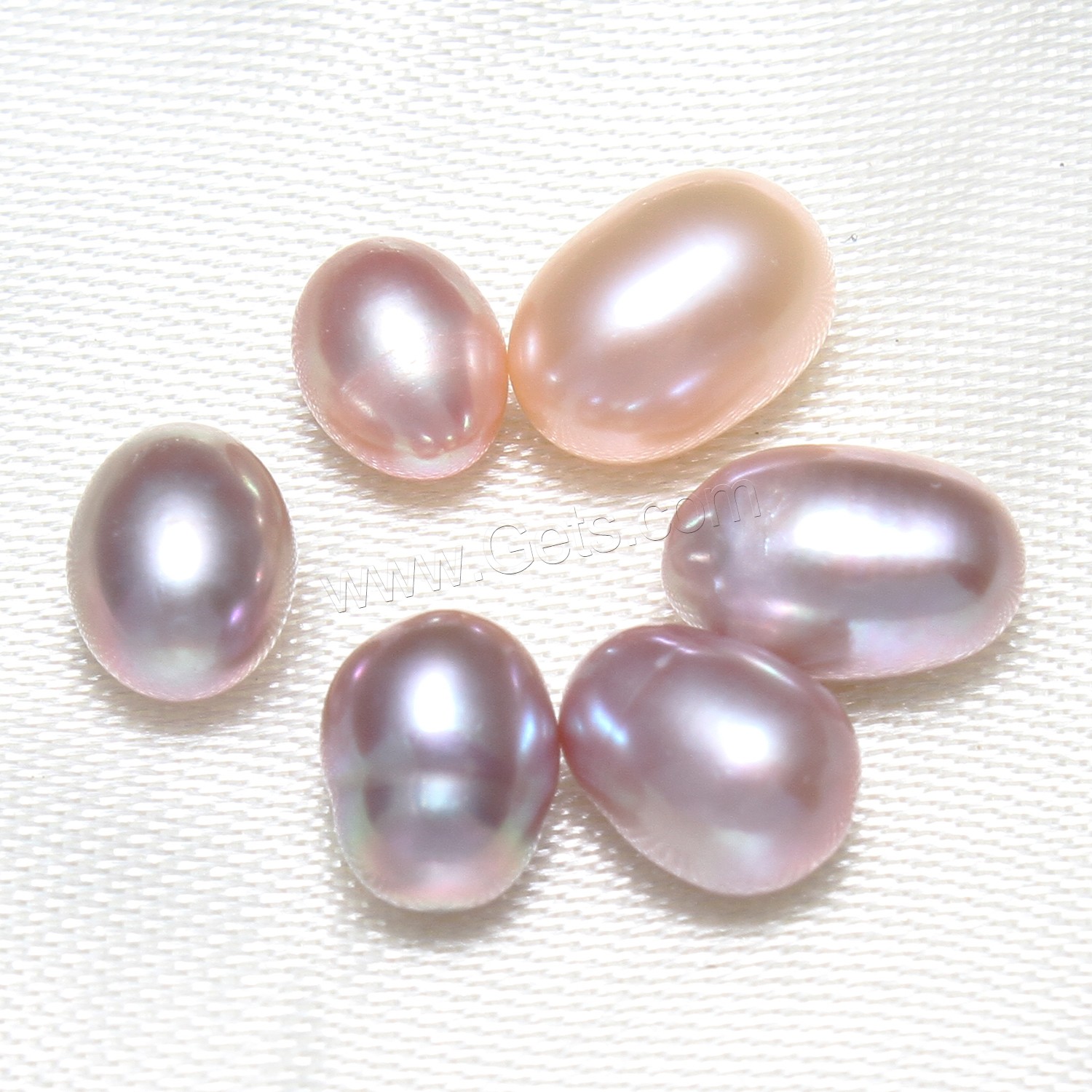 Perlas Arroz Freshwater, Perlas cultivadas de agua dulce, diverso tamaño para la opción & sin agujero, más colores para la opción, Vendido por UD