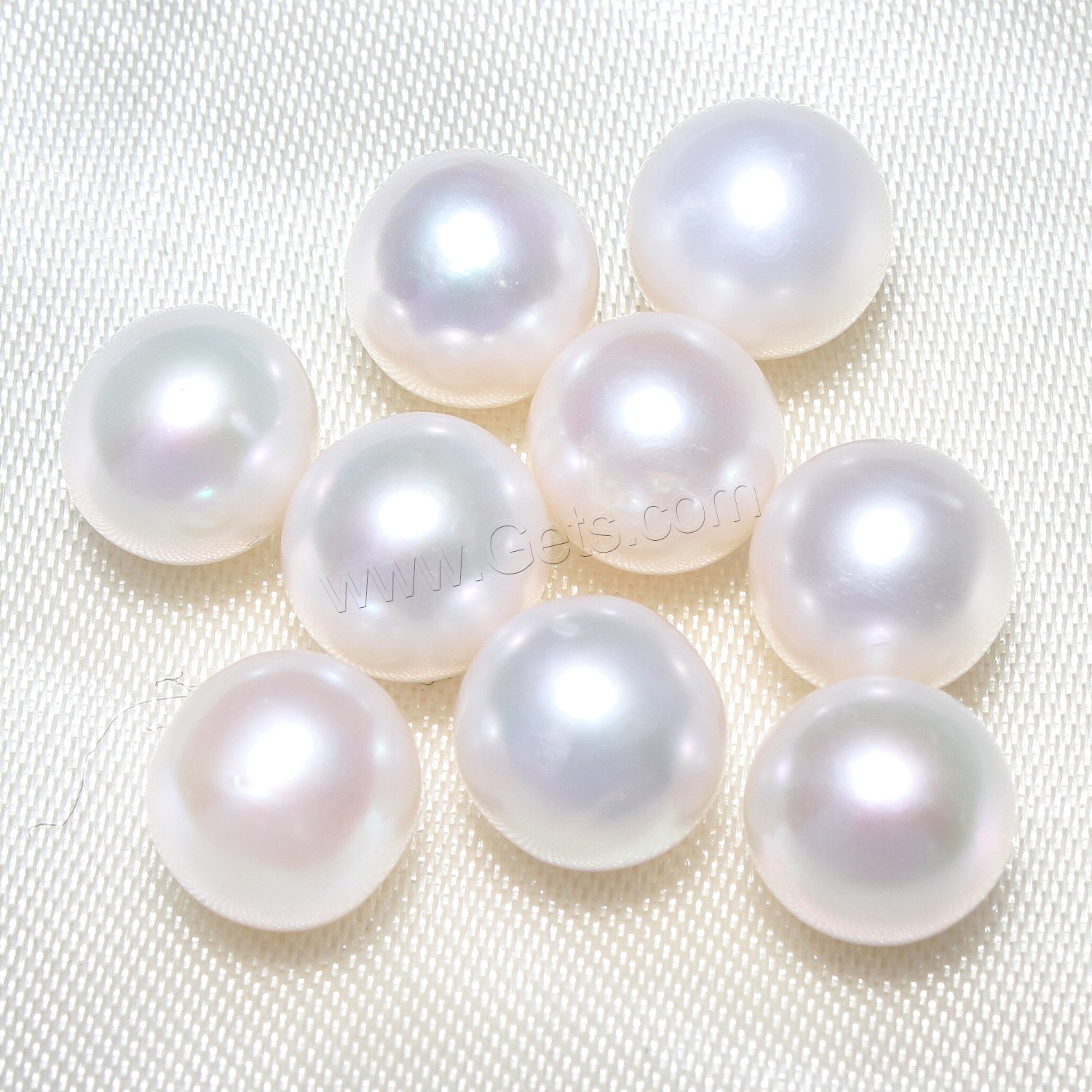 Perles de nacre rondes de culture d'eau douce, perle d'eau douce cultivée, normes différentes pour le choix & aucun trou, blanc, grade AAA, Vendu par PC
