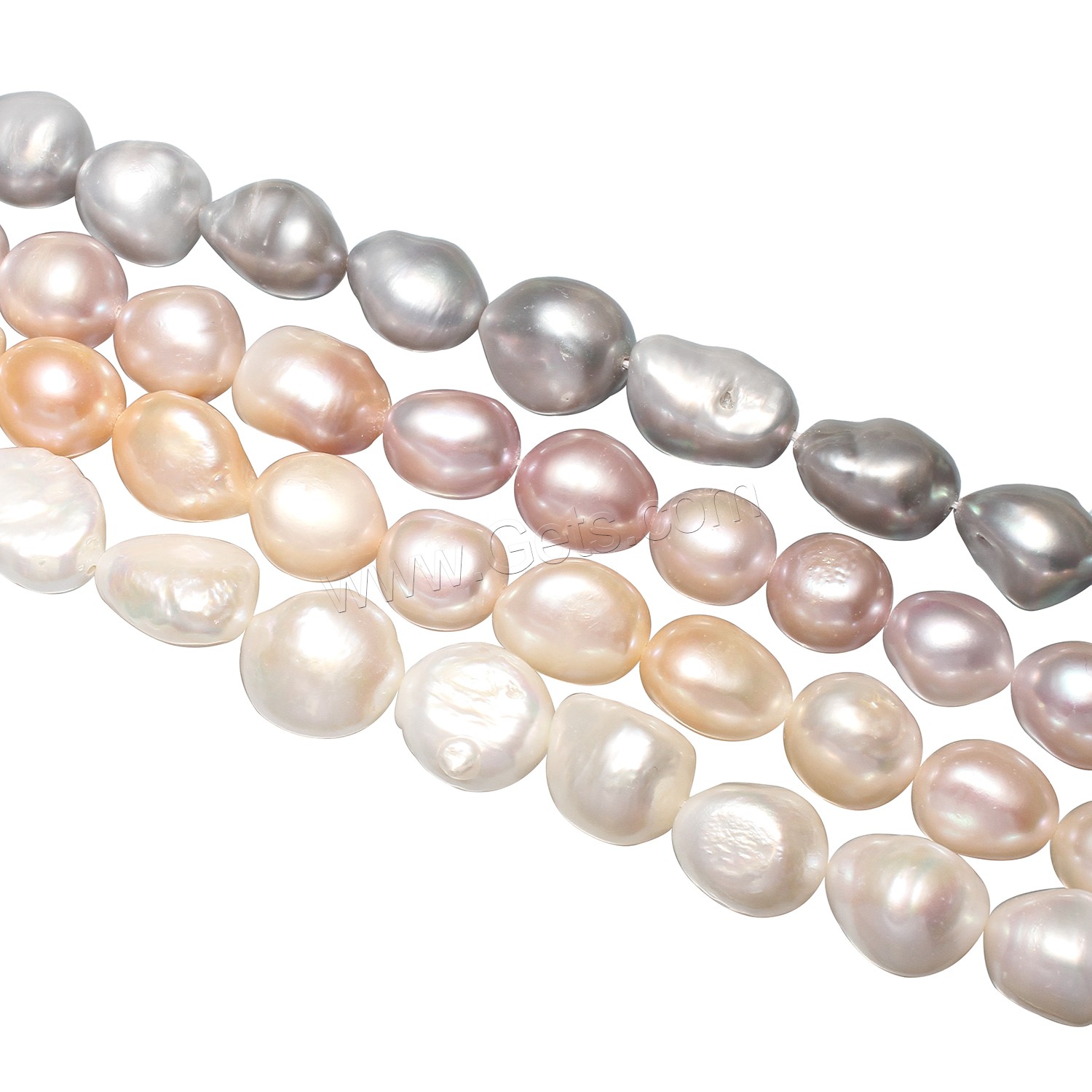 Perles d'eau douce de culture de riz, perle d'eau douce cultivée, naturel, normes différentes pour le choix, plus de couleurs à choisir, Trou:Environ 0.8mm, Longueur:Environ 15 pouce, Vendu par brin