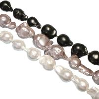 Freshwater Cultured Nucleated Pearl Beads, Cultured Freshwater Nucleated Pearl 13-15mm Approx 0.8mm Approx 15 Inch 
