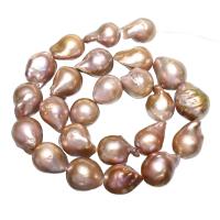Potato Cultured Freshwater Pearl Beads, natural, purple, 13-15mm Approx 0.8mm, Approx 