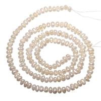 Potato Cultured Freshwater Pearl Beads, natural, white, 3mm Approx 0.8mm Approx 15 Inch 