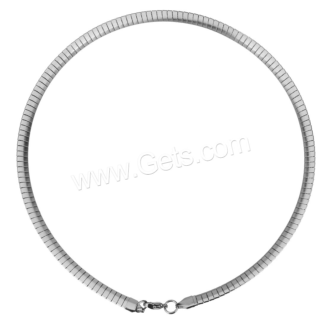 нержавеющая сталь Ожерелье цепь, разный размер для выбора & змея цепи & Женский, оригинальный цвет, длина:Приблизительно 18 дюймовый, продается Strand