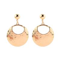 Zinc Alloy Drop Earring, iron post pin, gold color plated, for woman, lead & cadmium free 