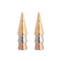 Zinc Alloy Stud Earring, stainless steel post pin, plated, for woman, lead & cadmium free, 45mm 
