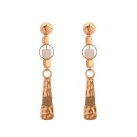 Resin Zinc Alloy Earring, with Resin, stainless steel post pin, gold color plated, for woman, lead & cadmium free, 80mm 