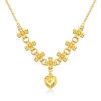 Ожерелье ручной латунные, Латунь, плакирован золотом, Цепной ящик & Женский, 11mm, длина:Приблизительно 18 дюймовый, продается Strand