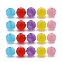 Resin Jewelry Beads, Round, jelly style 8mm Approx 1mm 