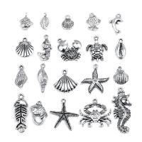 Zinc Alloy Jewelry Pendants, antique silver color plated lead & cadmium free, 10-30mm Approx 1mm 