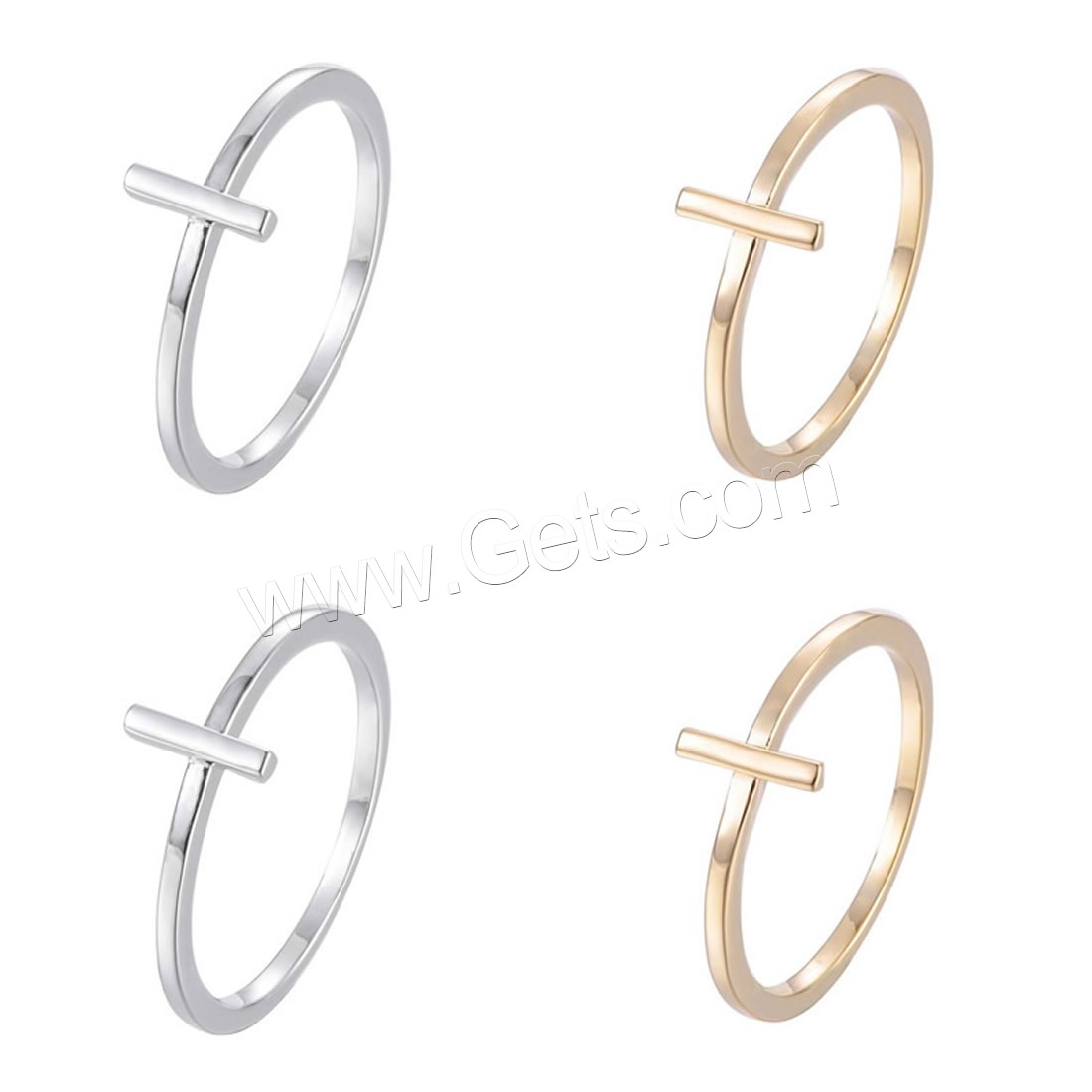 Brass Finger Ring, ring shape, plated, different size for choice & for woman, more colors for choice, nickel, lead & cadmium free, Sold By PC