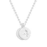 Ожерелье ручной латунные, Латунь, плакированный настоящим серебром, Овальный цепь & Женский, не содержит никель, свинец, 11.3mm, длина:Приблизительно 15.5 дюймовый, продается Strand