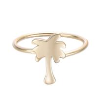 Палец кольцо-латунь, Латунь, плакированный настоящим золотом, Женский, не содержит никель, свинец, 16-18mm, размер:5-7, продается PC