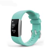 TPU Watch Band, with Silicone, stainless steel pin buckle, plated, for Fitbit alta HR 