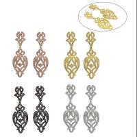 Cubic Zirconia Micro Pave Brass Earring, plated, micro pave cubic zirconia & for woman nickel, lead & cadmium free 