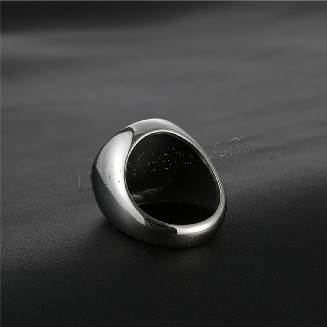 Titanium Steel Finger Ring, Tree, different size for choice & for man & blacken, 13mm, Sold By PC