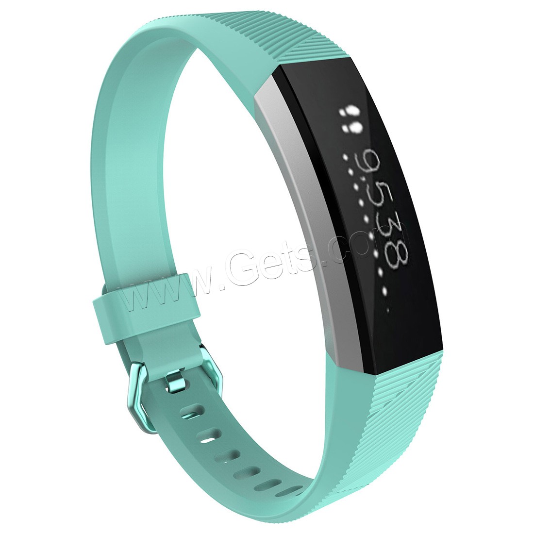 silicone bracelet de montre, pour Fitbit alta HR & normes différentes pour le choix, plus de couleurs à choisir, 9mm, Vendu par brin