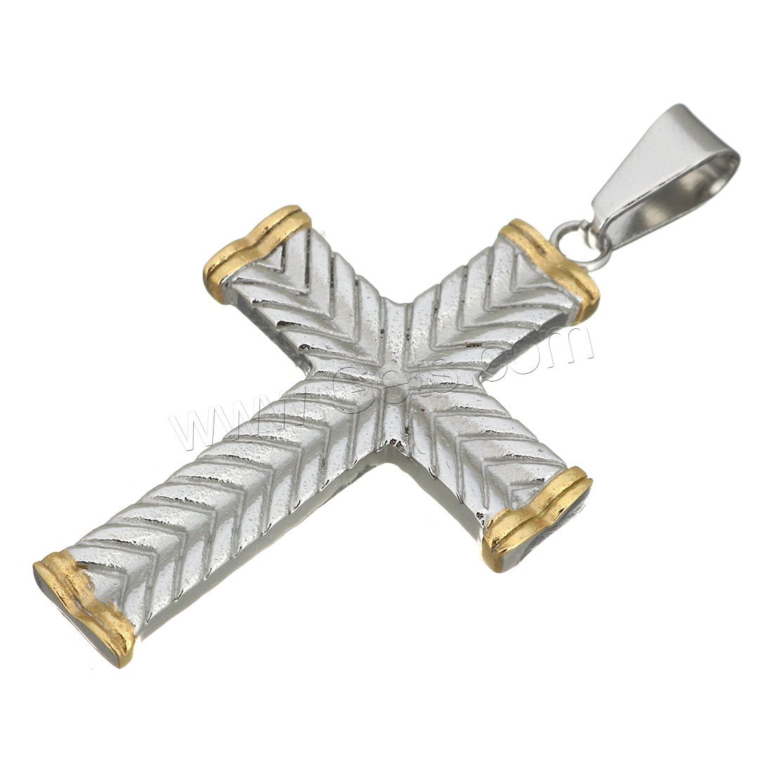 Нержавеющая сталь крест подвески, нержавеющая сталь, Kресты, Другое покрытие, разный размер для выбора & Женский, отверстие:Приблизительно 4.5x9mm, продается PC