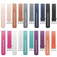 Bande de montre en acier inoxydable, Plastique TPU, pour fitbit charge 2 & normes différentes pour le choix, couleurs mélangées, 22mm, Vendu par PC