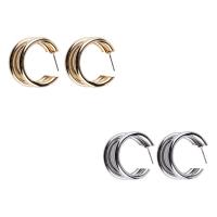 Zinc Alloy Stud Earring, plated, vintage & for woman & hollow 