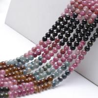 Natural Tourmaline Beads, Round, polished Approx 15.7 Inch 