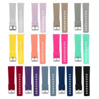 Watch Band, Silicone, stainless steel pin buckle, for Fitbit alta HR 23mm 