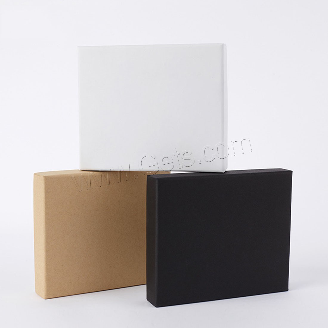 Paper Packing Gift Box, Rectangle, different size for choice, mixed colors, Sold By PC