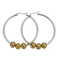 Stainless Steel Hoop Earring, plated, for woman  