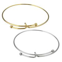 Stainless Steel Bangle, plated, adjustable & for woman 9mm, 1.5mm, Inner Approx 69mm 