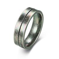 Stainless Steel Finger Ring, plated & for man, 6mm 
