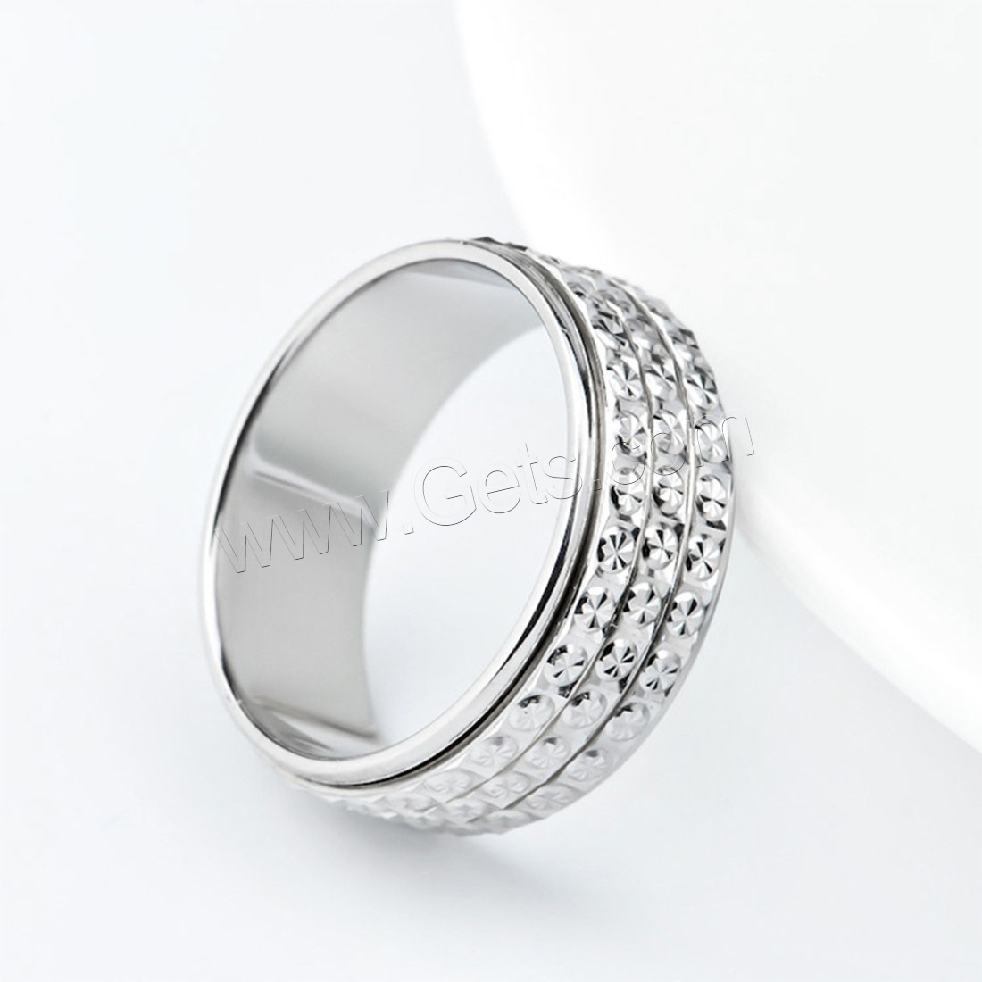 純銀製の指環, 92.5％純度シルバー, 異なるサイズの選択 & 女性用, 8mm, 売り手 パソコン