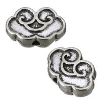 Zinc Alloy Jewelry Beads, Cloud, antique silver color plated Approx 1mm 