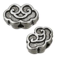 Zinc Alloy Jewelry Beads, Cloud, antique silver color plated Approx 1.5mm 