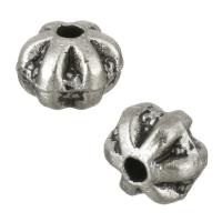 Zinc Alloy Jewelry Beads, Pumpkin, antique silver color plated Approx 1mm 