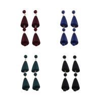 Resin Zinc Alloy Earring, with Zinc Alloy, gold color plated, vintage & for woman 