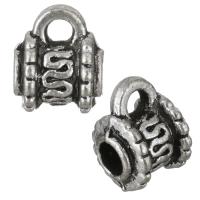 Zinc Alloy Bail Beads, antique silver color plated Approx 2mm, 3mm 