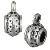 Zinc Alloy Bail Beads, antique silver color plated Approx 1.5mm, 3.5mm 