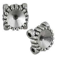 Zinc Alloy Beads Setting, antique silver color plated Approx 1mm, Inner Approx 5mm 