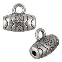 Zinc Alloy Bail Beads, antique silver color plated Approx 2mm, 1.5mm 
