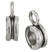 Zinc Alloy Bail Beads, antique silver color plated Approx 2.5mm, 4mm 
