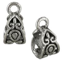 Zinc Alloy Bail Beads, antique silver color plated Approx 2mm, 7mm 