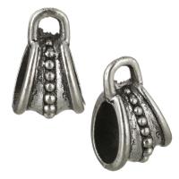 Zinc Alloy Bail Beads, antique silver color plated Approx 2.5mm 
