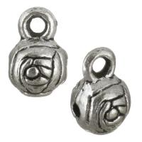 Zinc Alloy Bail Beads, antique silver color plated Approx 1.5mm, 1mm 