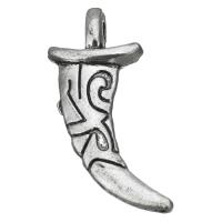 Zinc Alloy Jewelry Pendants, Sword, antique silver color plated Approx 2.5mm 