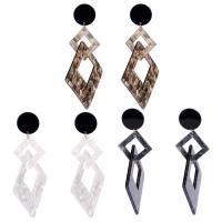 Zinc Alloy Drop Earring, with Plank, plated, Bohemian style & for woman 