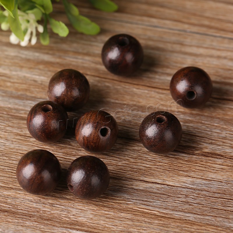 Wood Beads, Round, polished, different size for choice, 100PCs/Lot, Sold By Lot