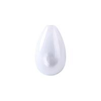 天然白いシェル・ビーズ, 白い貝, 水滴, ハンドメイド 穴:約 1mm, 長さ:約 15 インチ, 52パソコン/ストランド, 売り手 ストランド