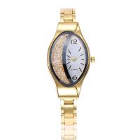Bracelets de montre pour femmes, alliage de zinc, avec strass acrylique & cadran en alliage de zinc & verre, Placage, réglable, plus de couleurs à choisir Environ 9 pouce, Vendu par brin