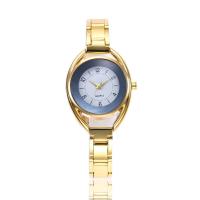 Women Wrist Watch, Zinc Alloy, with zinc alloy dial & Glass, Round, plated, adjustable & for woman Approx 9 Inch 